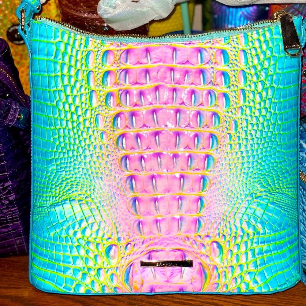 2021 Release Brahmin BRIGHT COTTON CANDY Katie Crossbody